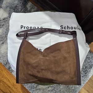 Proenza Schouler WHITE LABEL Chocolate Suede Bag NWOT